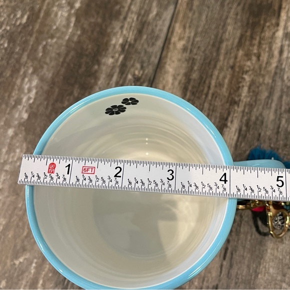 Prima Design 20 oz Sugar Skull Ceramic Mug Halloween Blue Black NEW - Picture 6 of 8